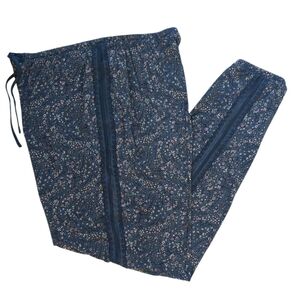 Victoria's Secret Floral Pajama Pants Medium Blue